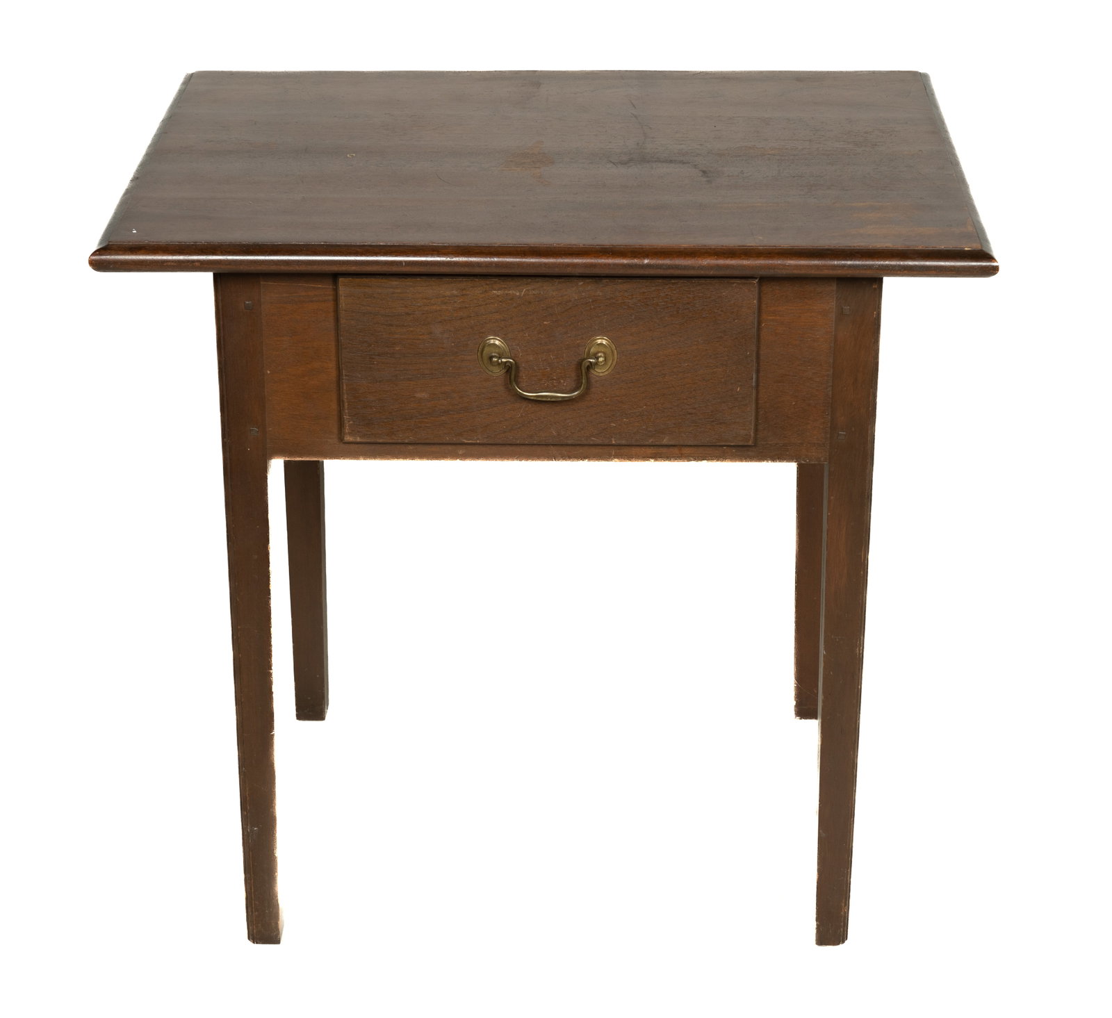20th C One Drawer Stand: 20th Century one drawer stand with sufrace stains. Approx. 28 1/2" H x 29 1/2" W x 19 1/8" D.