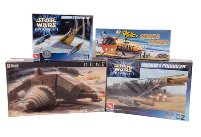 4 NOS Models from Revell, AMT, Polar Lights