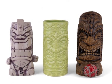 Vintage Tiki Mugs (3)