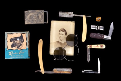 Vintage Razors, Pocket Knives, Sunglasses, More