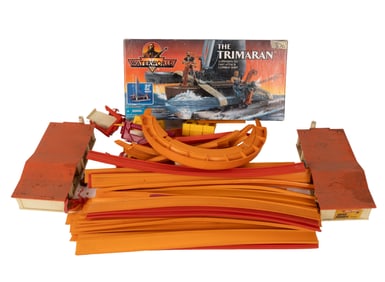 Vintage Plastic Toys and Waterworld Ship NIB