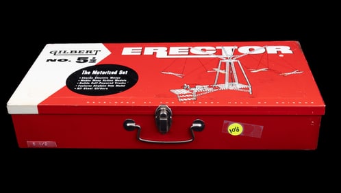 Vintage Gilbert Motorized Erector Set No 5 1/2