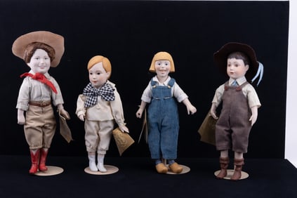Franklin Heirloom Country Store Dolls (4)