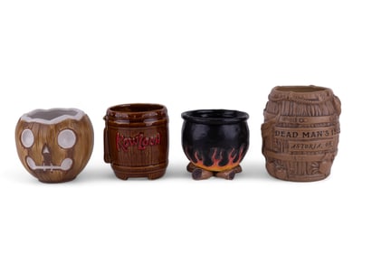 Coco Skull, Tiki Farm & Other Tiki Mugs (4)