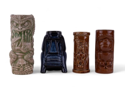 Body Glove, Tiki Farm, Other Tiki Mugs (4)