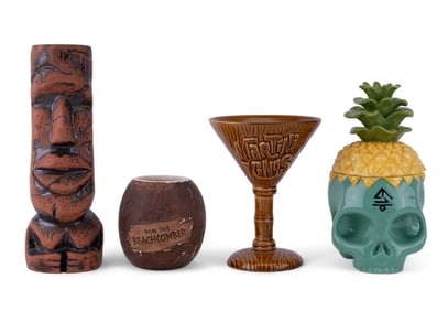 Squid, Kirby, Other Tiki Mugs (4)