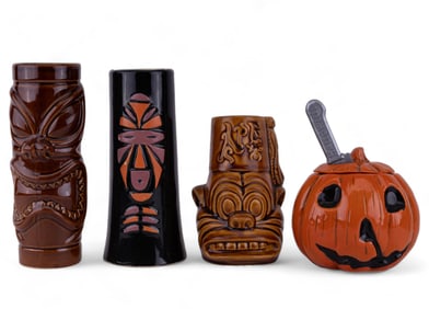 Halloween, Luau, Other Tiki Mugs (4)