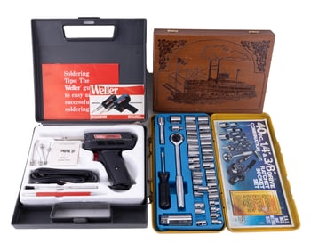 Weller Soldering Gun and Royal Tools Socket Set