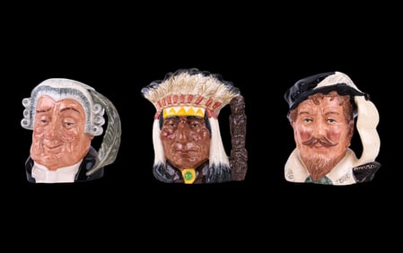 Royal Doulton Toby Mugs (3)