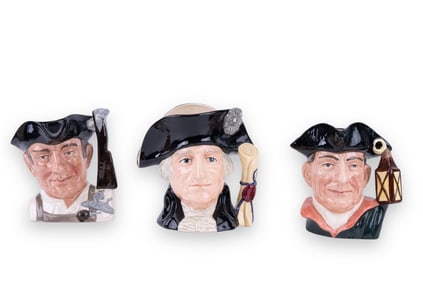 Royal Doulton Toby Mugs (3)