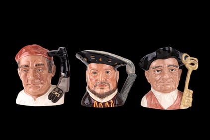 Royal Doulton Toby Mugs (3)