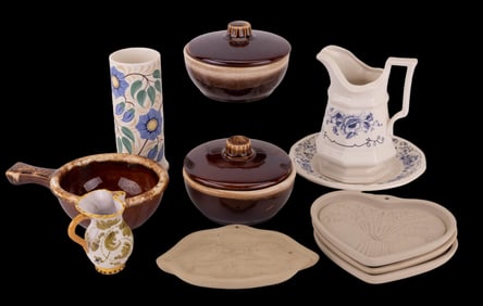 Wedgwood, Hull, & Other Vintage Pottery