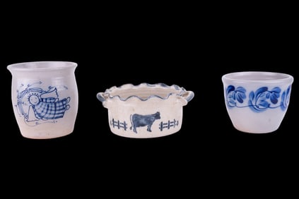 Signed Stoneware Pottery