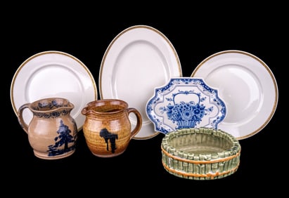 Rosenthal, Delft and Signed Stoneware (7)