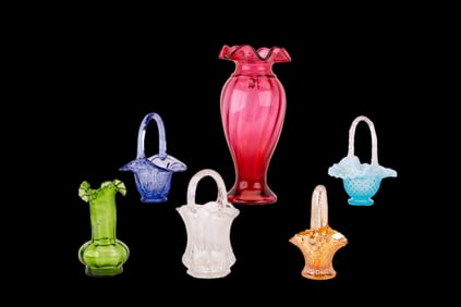 Vintage Vases and Brides Baskets