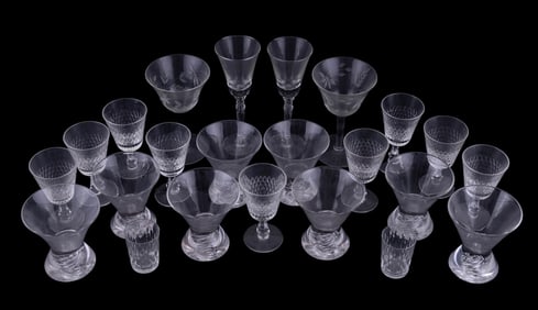 Tudor England Cordials and Other Glasses (21 pcs)