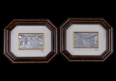 Sterling Silver Acca Italian Plaques (2)