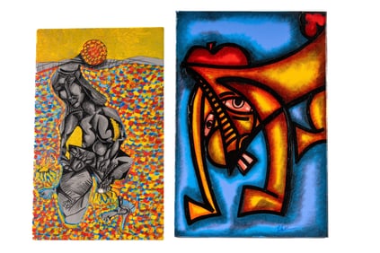 Abstract Acrylic Original Paintings (2)