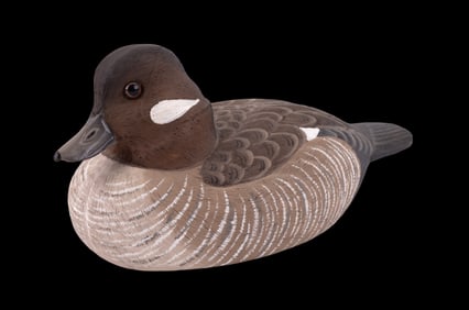 Composite Bufflehead Duck Decoy - Signed