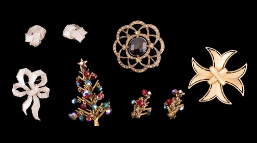 Vintage Hollycraft, Crown Trifari & More