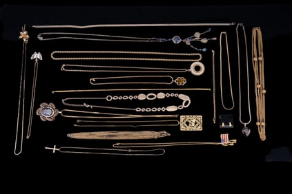 Gold Tone Costume Necklaces