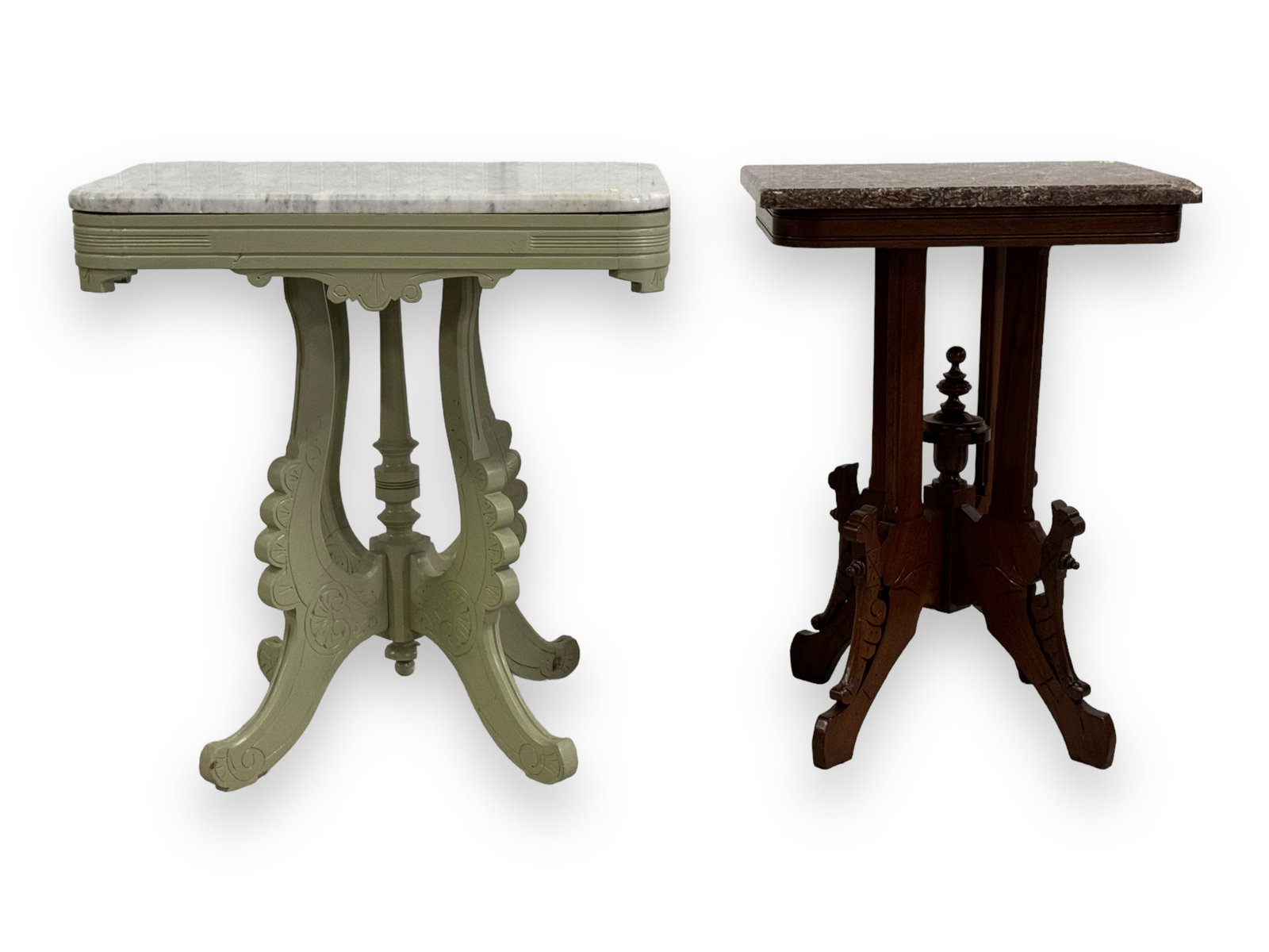 Eastlake Marble Top Tables (2) (1 of 7)