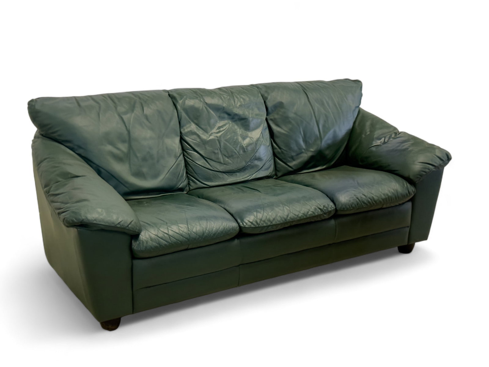 Faux Leather Couch made in Italy (1 of 3)