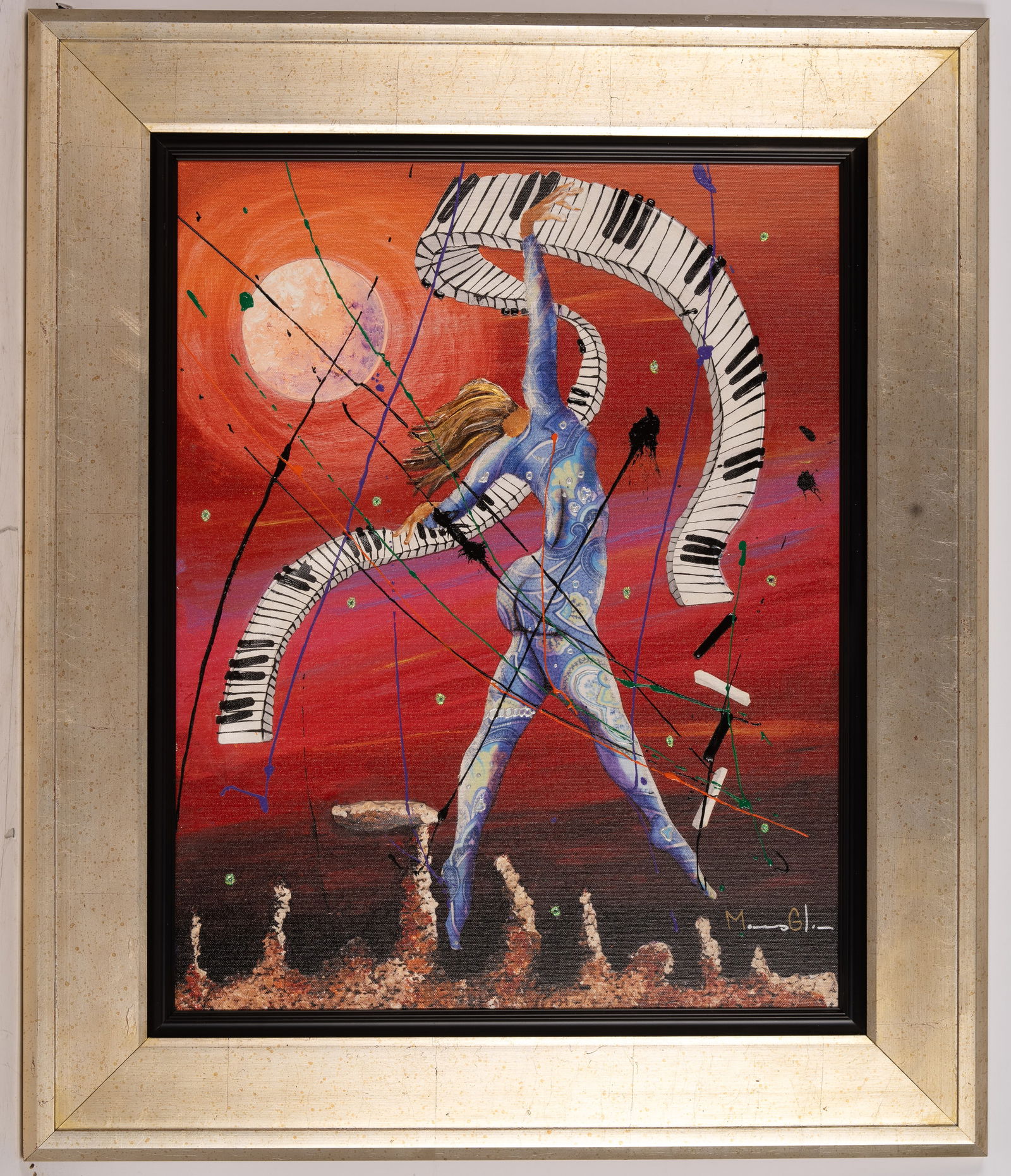 Marcus Glenn "The Keys To A Dance" Giclee (1 of 7)