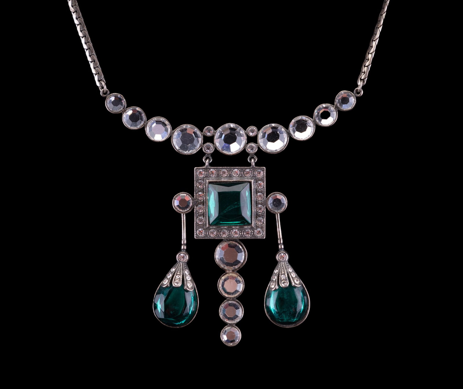 Vintage Sterling Silver Necklace (1 of 4)