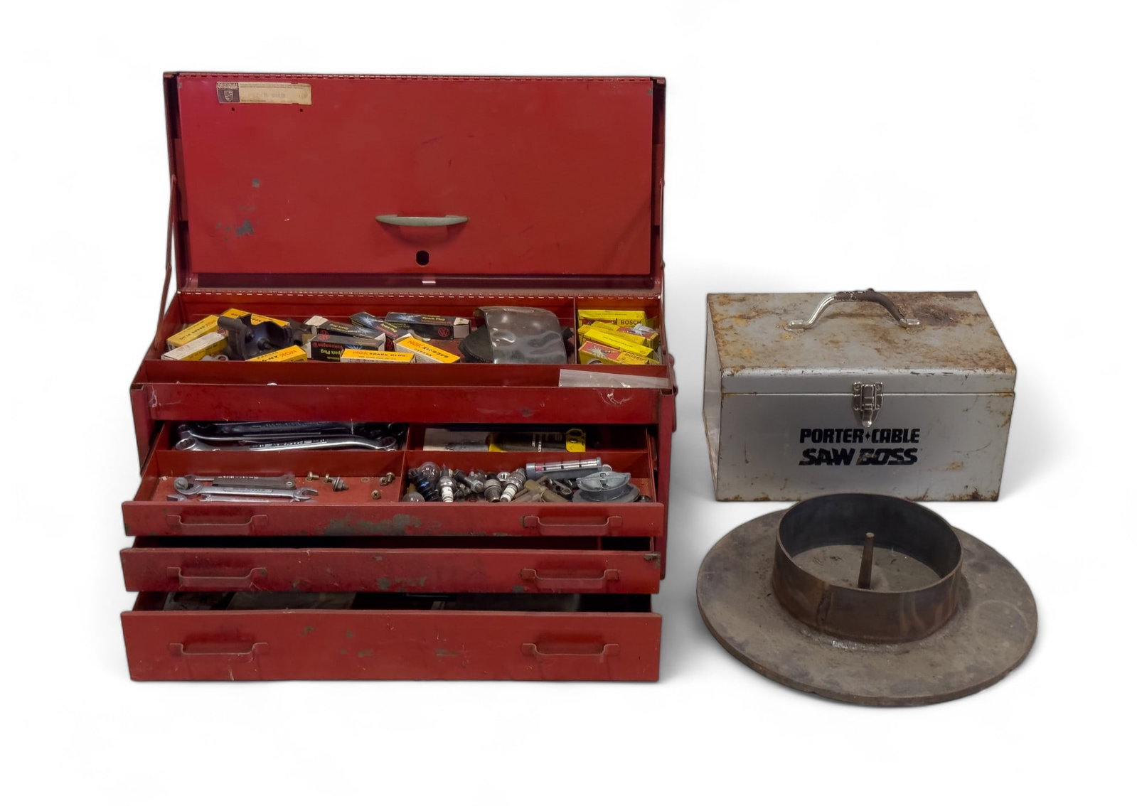 Tool Box, Saw & Tools: Tool Box, Saw & Tools including Craftsman, Porsche etc