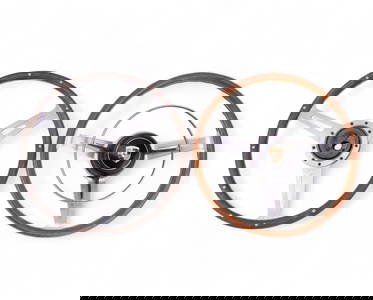 Vintage Wood Porsche Steering Wheels (2)