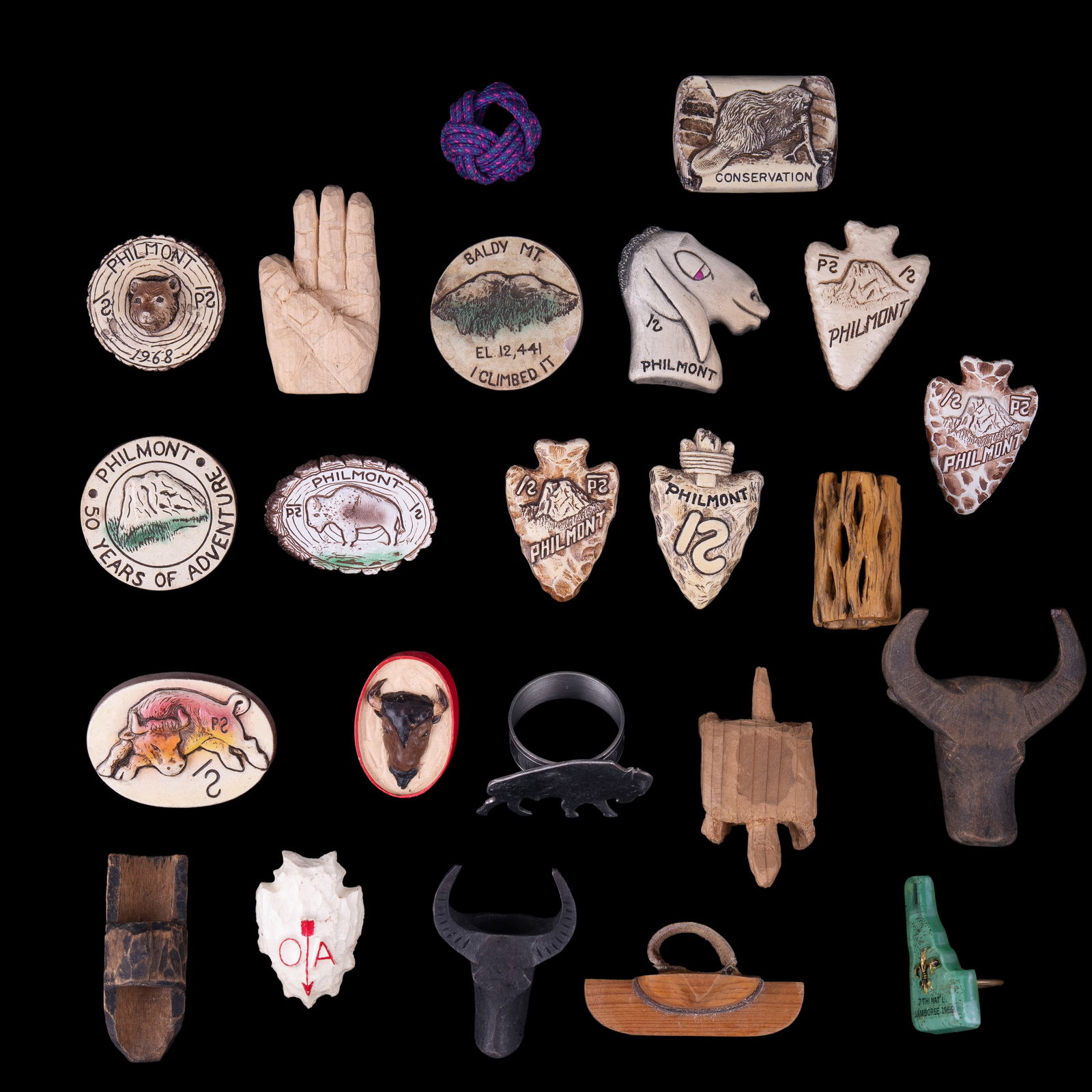 Vintage Boy Scout Bolo Tie Slides (1 of 5)