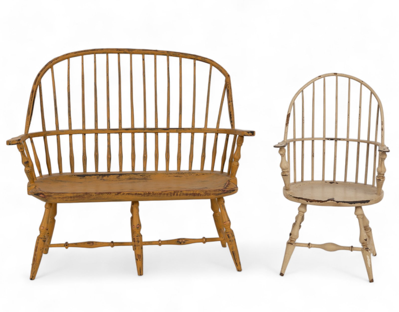 Two Artisan Made Miniature Windsor Chairs (1 of 14)