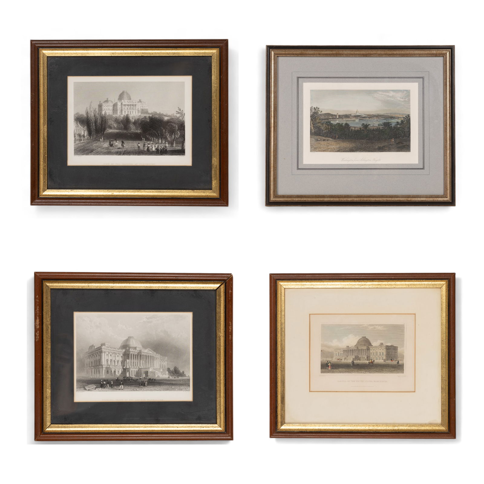 Four Lithographs of the US Capitol (1 of 18)