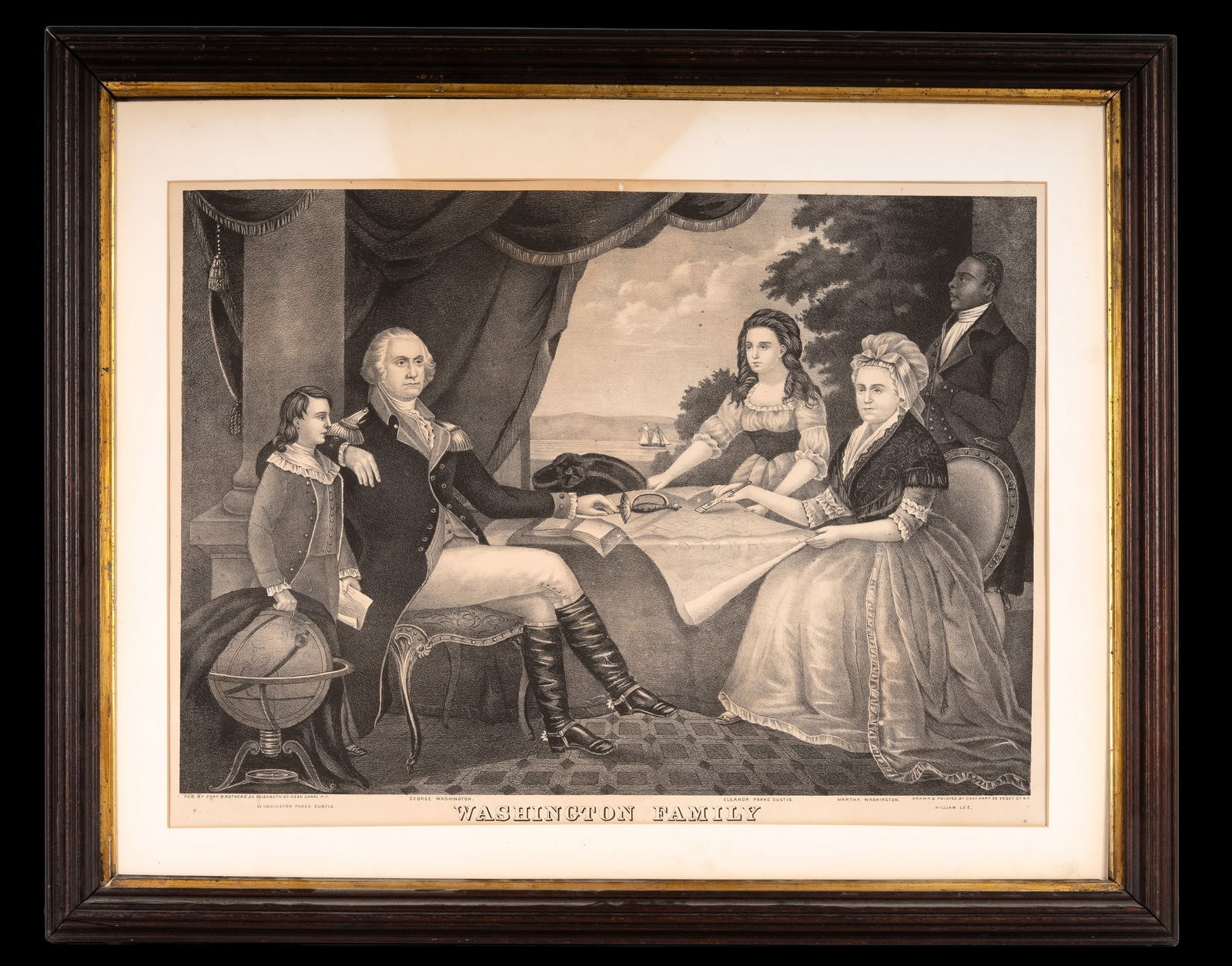 "Washington Family" Litho By Chas Hart (1 of 9)