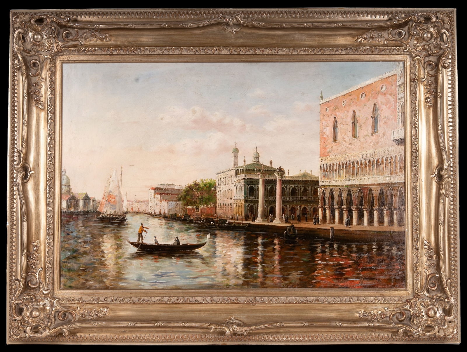 Venetian Canal Scene Framed Giclee (1 of 12)