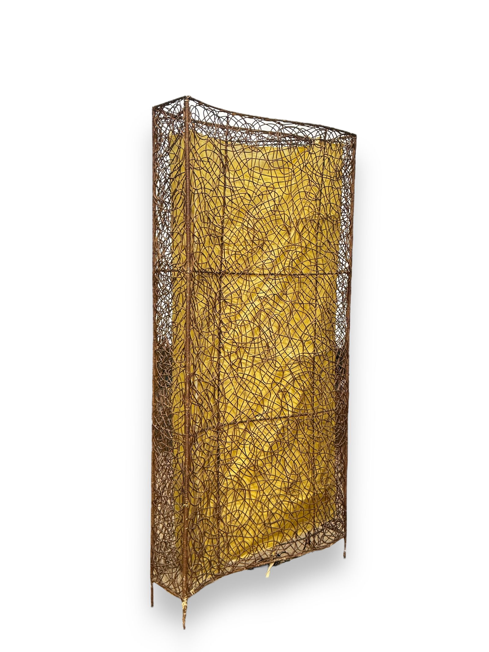 MCM Style Rattan Floor Lamp (1 of 7)