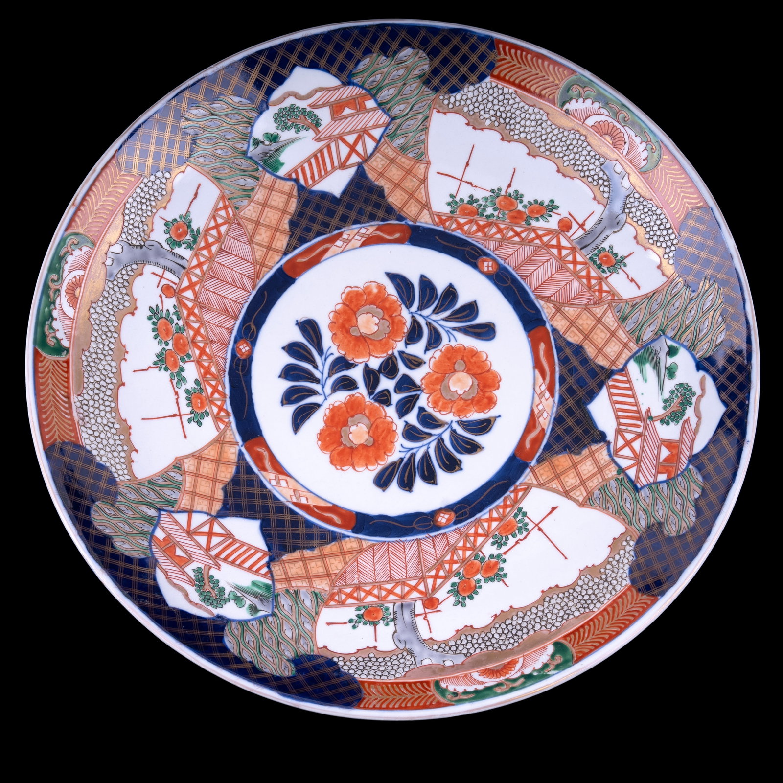 Asian Porcelain Charger (1 of 10)