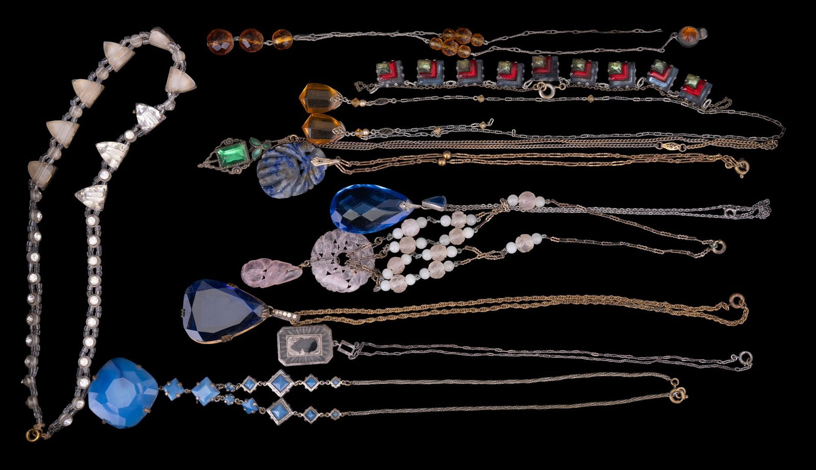 Rare Art Deco Early Estate Necklaces (1 of 7)