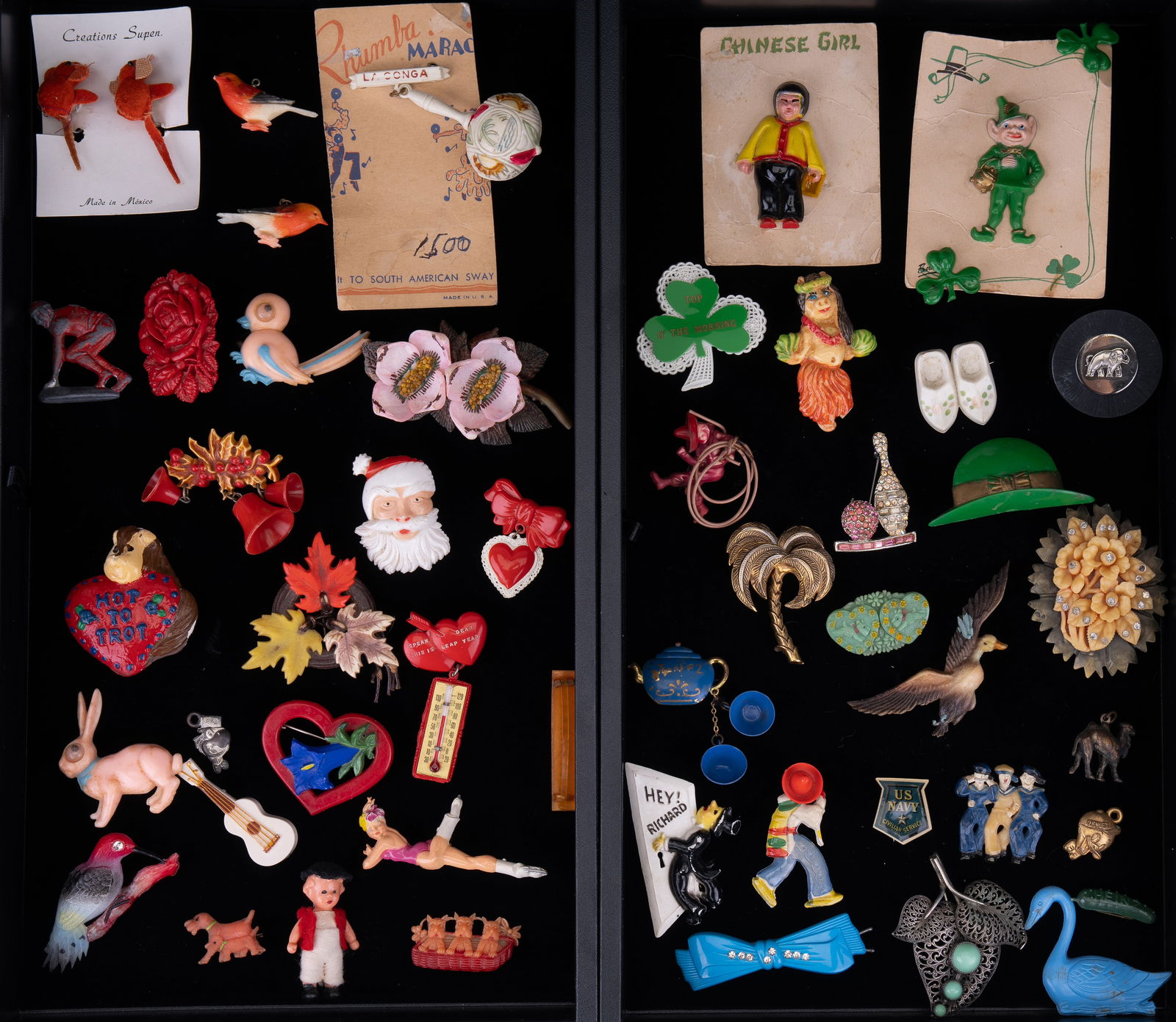 Early Celluloid and Estate Brooches (1 of 7)