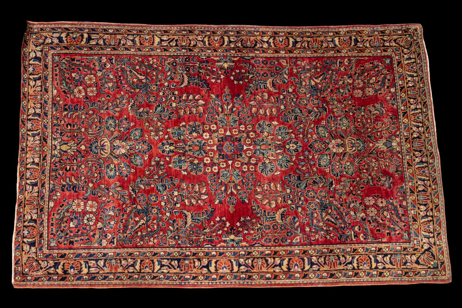 Antique Sarouk Hand Made Rug (1 of 9)