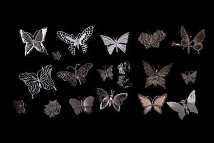 Sterling, Silvertone, & Designer Butterfly Jewelry