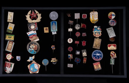 Soviet, Eastern Bloc, and Russian Fed. Pins/Medals
