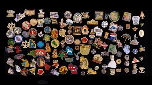 Various State Themed & Other Pins