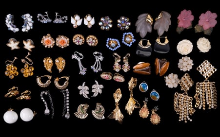 Vintage Earring Collection (29 pr)