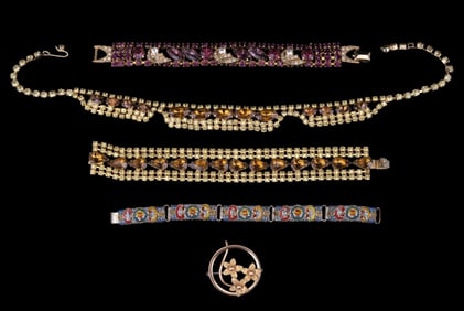 Micro Mosaic, Rhinestone, and Krementz