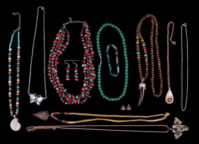 Collectible Semi-Precious & Amber Necklace