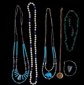 Turquoise, Semi-Precious Necklaces and More
