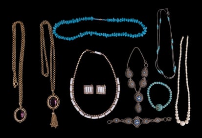 Costume, Turquoise, Bone, and Collectible Jewelry