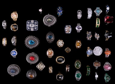 47 Cocktail Rings (Emerald, Nephrite, & More)